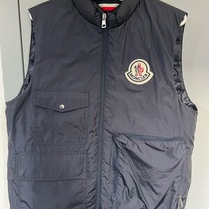 Moncler Men's Dark Blue Vest